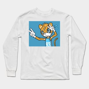 Masked Athlete Cheetah Long Sleeve T-Shirt